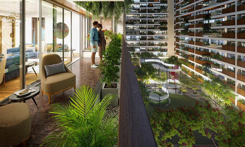Balcony View - The Nest