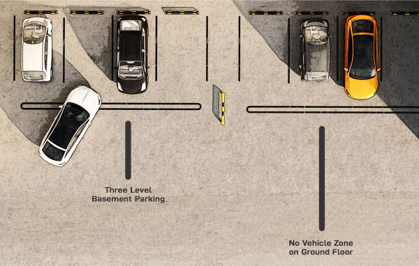 Three Level Basement Parking
