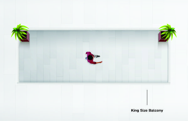 King Size Balcony